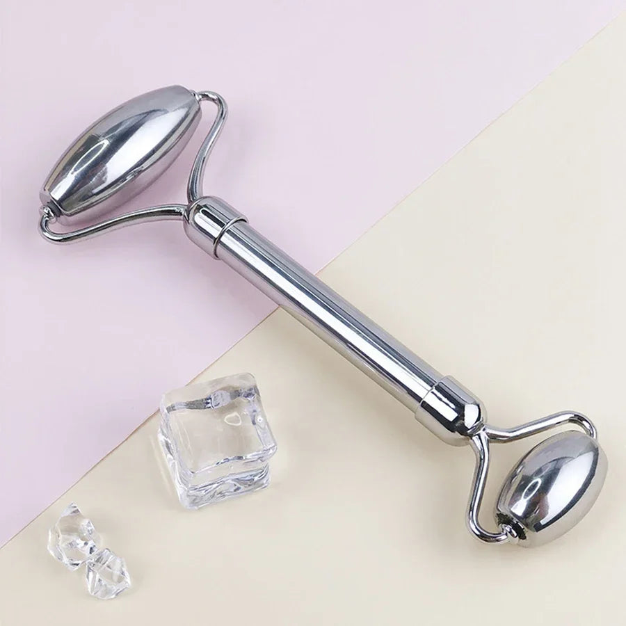 Lot 1/2/3 pièces – Set de Soin Visage Ice Face Roller & Gua Sha Tool – DUTRIEUX