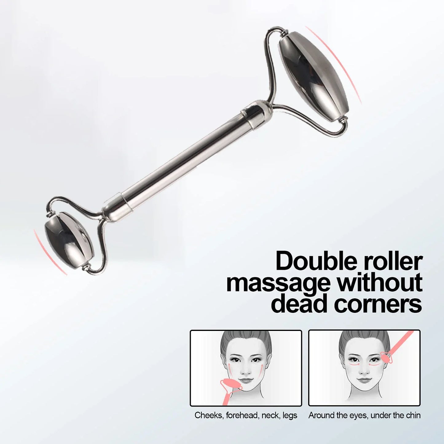 Lot 1/2/3 pièces – Set de Soin Visage Ice Face Roller & Gua Sha Tool – DUTRIEUX